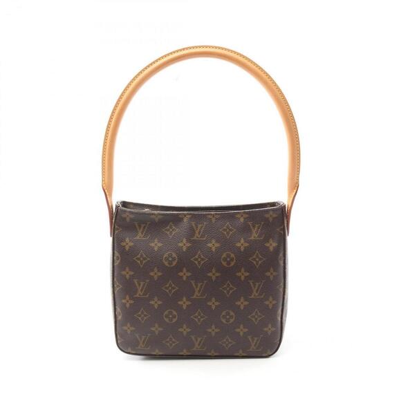 LOUIS VUITTON Brown Monogram Leather Looping MM Shoulder Bag - Picture 1 of 11
